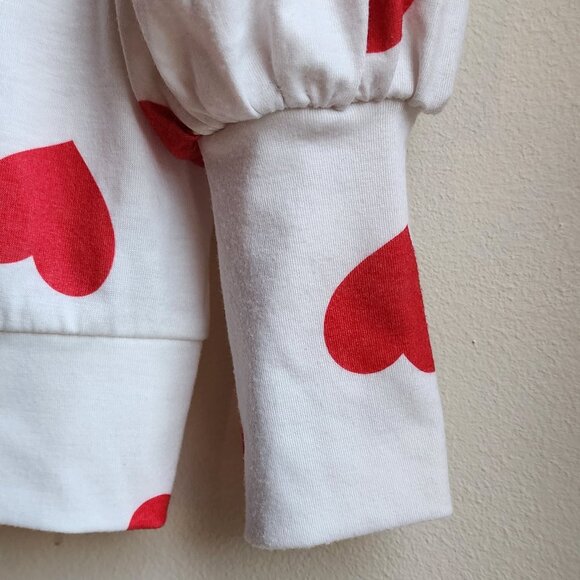 Amazon IVAY Red Heart Printed Long Sleeve Jersey Size Medium - Picture 10 of 16
